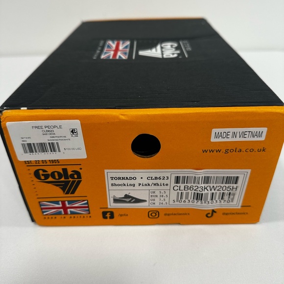 Gola Pink and White Sneakers - Picture 8 of 10